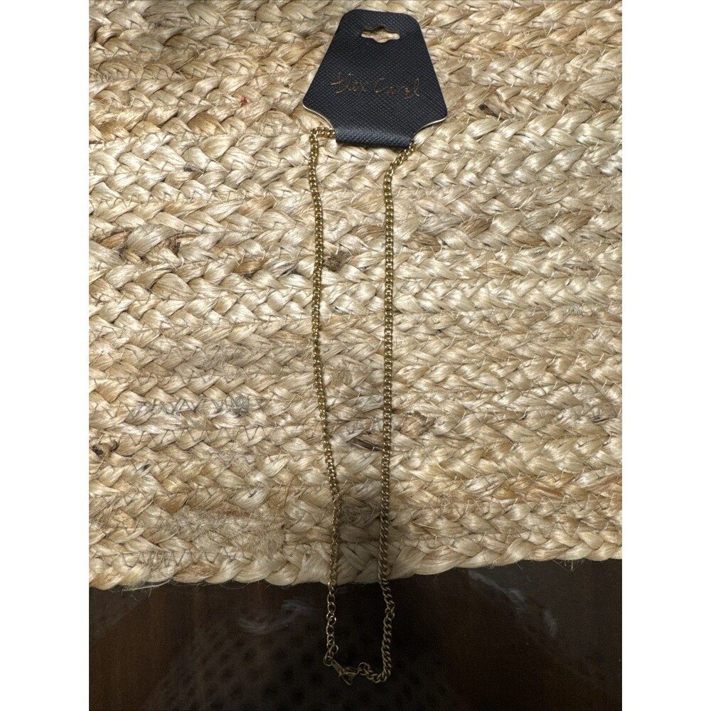 Alex Carol Curb Necklace 14k Plated Gold Tone 17 in